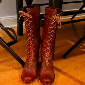 Vintage Frye Villager Lace Up Boots,  Size 9